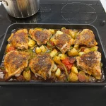 Spicy Spanish Chicken Traybake